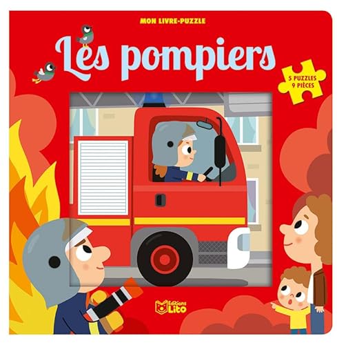 Mon livre puzzle 9 pièces: Les pompiers - Dès 2 ans: 9782244302751
