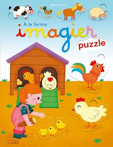 Stock image for Imagier puzzle: A la ferme - Ds 3 ans for sale by medimops