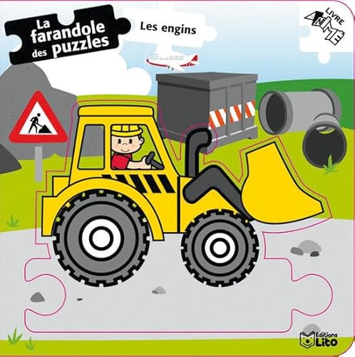 Stock image for La Farandole des Puzzles : les Engins for sale by Ammareal