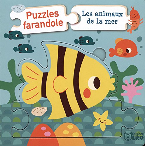 Beispielbild fr Puzzles farandoles: Les animaux de la mer - Ds 2 ans zum Verkauf von LeLivreVert