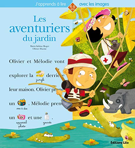 Stock image for Les aventuriers du jardin Roger, Marie-Sabine and Huette, Olivier for sale by LIVREAUTRESORSAS