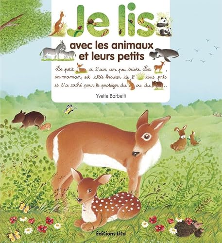 Imagen de archivo de Je lis avec les animaux et leurs petits a la venta por AwesomeBooks