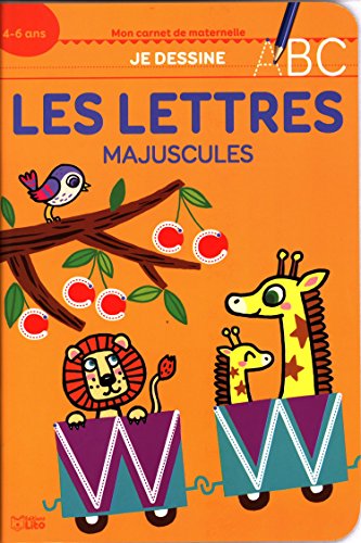 Stock image for Mon carnet de maternelle: Je dessine les lettres majuscules- De 4  6 ans for sale by Ammareal