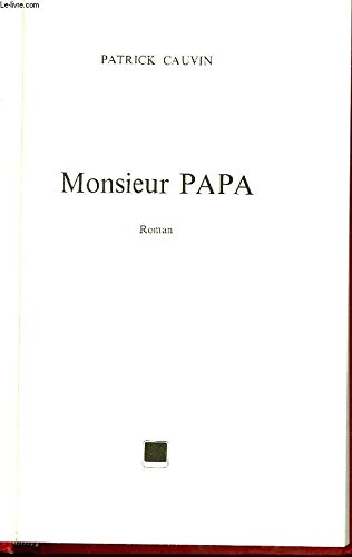 9782245006290: Monsieur papa