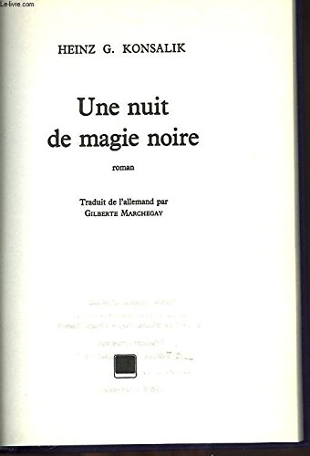 Stock image for Une Nuit de magie noire for sale by Ammareal