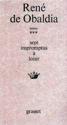 Beispielbild fr Sept impromptus  loisir zum Verkauf von medimops