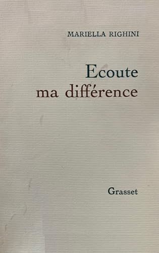 Stock image for Ecoute ma difference (Le Temps des femmes) (French Edition) for sale by Ergodebooks