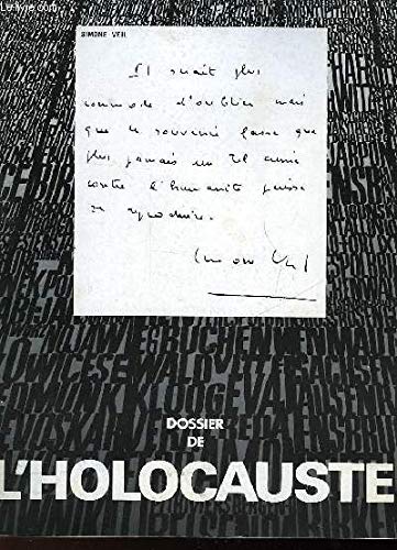 9782246007418: Dossier de l'holocauste (French Edition)