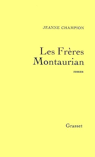 Stock image for Les frres Montaurian for sale by Librairie Th  la page