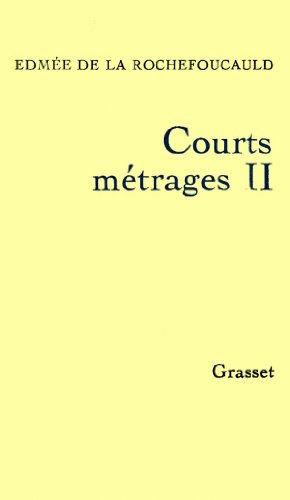 Imagen de archivo de Courts mtrages II. a la venta por AUSONE