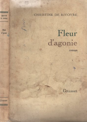 Stock image for Fleur d'agonie for sale by Librairie Th  la page