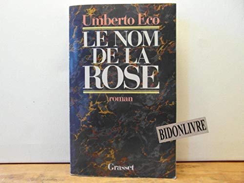 Imagen de archivo de Le nom de la rose a la venta por Wonder Book