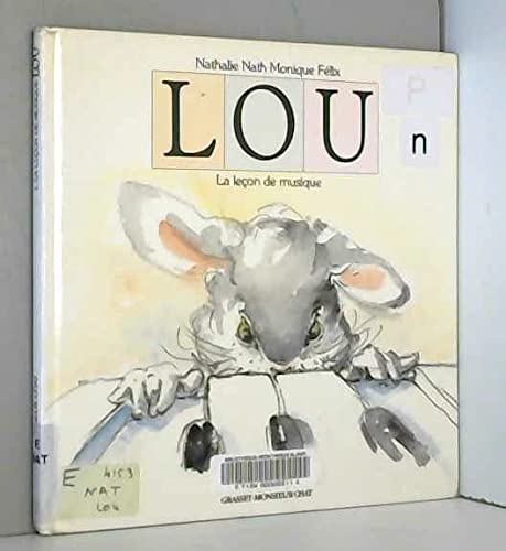 Beispielbild fr Lou, Tome 1 : La Leon de musique zum Verkauf von medimops