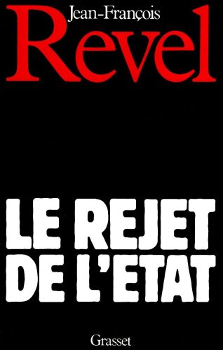 9782246343615: Le rejet de l'Etat