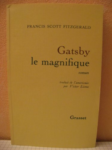 Stock image for GATSBY LE MAGNIFIQUE FITZGERALD-F.S for sale by LIVREAUTRESORSAS