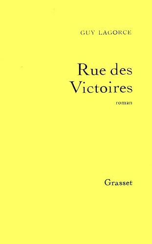 Beispielbild fr Rue des Victoires zum Verkauf von Librairie Th  la page