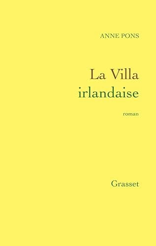 Stock image for la villa irlandaise for sale by Librairie Th  la page