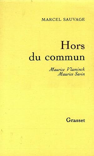 Beispielbild fr Hors du commun (essai franais) (French Edition) zum Verkauf von BURISBOOKS