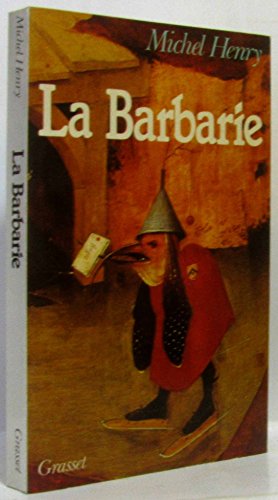 9782246382218: La Barbarie