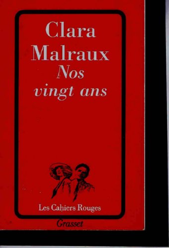 Stock image for Nos vingt ans Malraux, Clara for sale by LIVREAUTRESORSAS