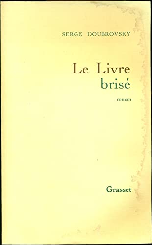 9782246386315: Le livre bris