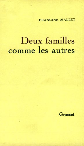 Imagen de archivo de Deux familles comme les autres a la venta por Ammareal