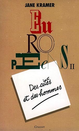 Européens (Tome 2 : Des cités et des hommes)