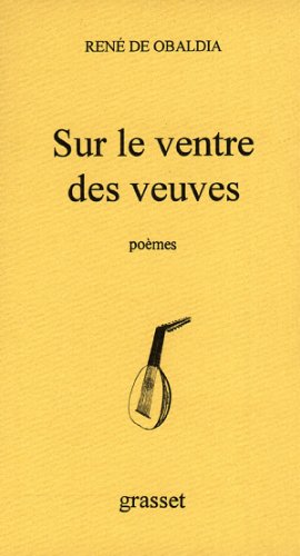 Beispielbild fr Sur le ventre des veuves (pomes) zum Verkauf von Ammareal