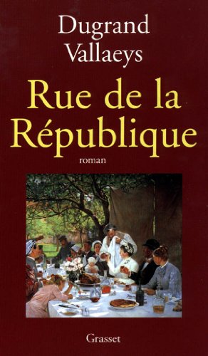 9782246544715: Rue de la rpublique