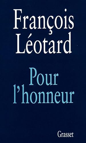 Beispielbild fr Pour l'honneur zum Verkauf von Ammareal