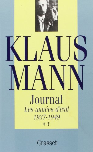 Beispielbild fr Journal, tome 2: Les ann es d'exil 1937-1949 zum Verkauf von WorldofBooks