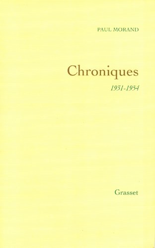 Beispielbild fr Chroniques (Litt rature Française) (French Edition) zum Verkauf von HPB-Red