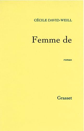 Stock image for Femme de. [Broch] David-Weill, Ccile for sale by BIBLIO-NET