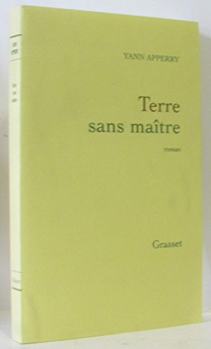 Stock image for Terre sans matre for sale by A TOUT LIVRE