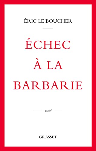 Stock image for Echec  la barbarie for sale by medimops