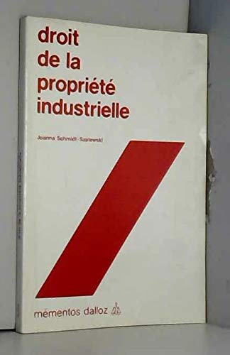 9782247005482: Droit de la proprit industrielle (Mmentos Dalloz)