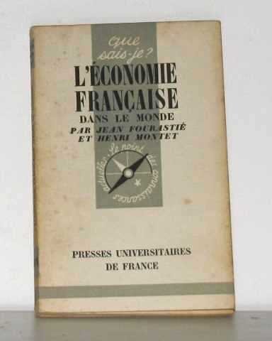 Beispielbild fr L'conomie franaise zum Verkauf von Ammareal