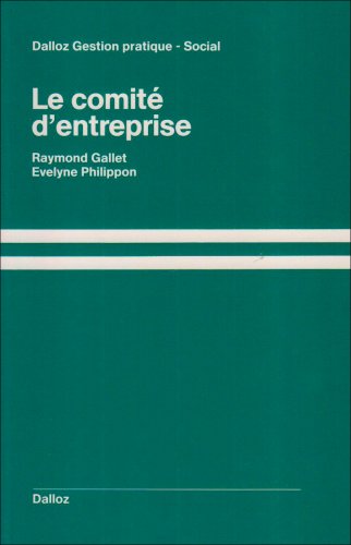 9782247012145: Le comit d'entreprise