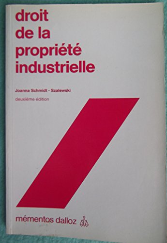 9782247012466: Droit de la proprit industrielle