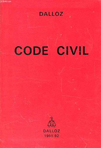 9782247012954: Code civil 1991-92