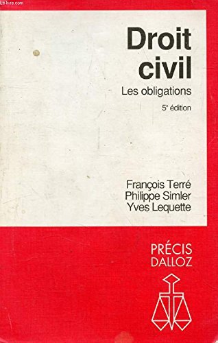 Beispielbild fr Droit civil : Les obligations zum Verkauf von medimops