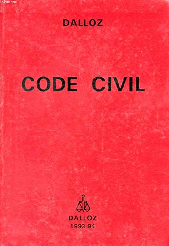Beispielbild fr code civil 1993-94 zum Verkauf von Ammareal