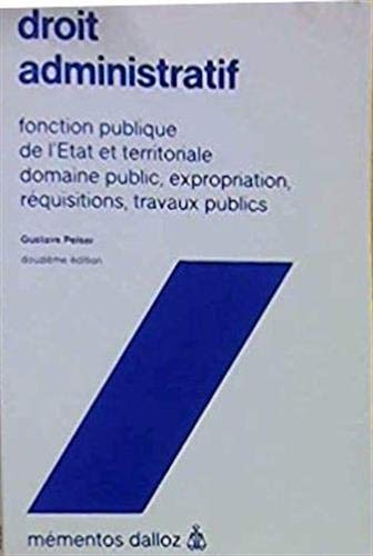 Stock image for Droit administratif for sale by LiLi - La Libert des Livres