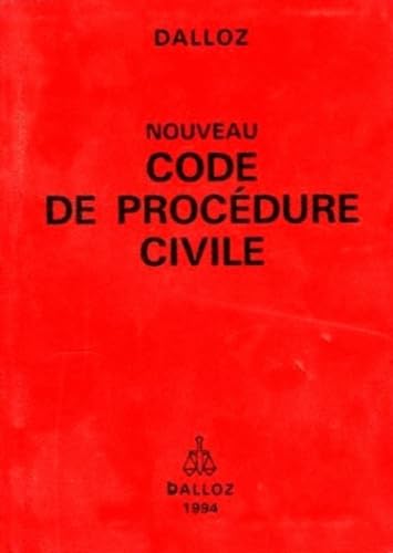 9782247017362: Nouveau code de procdure civile: Code de procdure civile, code de l'organisation judiciair