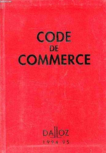 9782247018543: Code de commerce: 1994-199