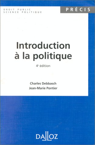 Imagen de archivo de INTRODUCTION A LA POLITIQUE. 4me dition 1995 a la venta por Ammareal