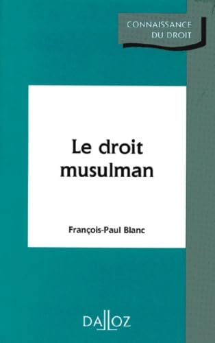 Stock image for Connaissance du droit Blanc, François-Paul for sale by LIVREAUTRESORSAS