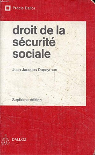 9782247020928: Droit de la Scurit sociale