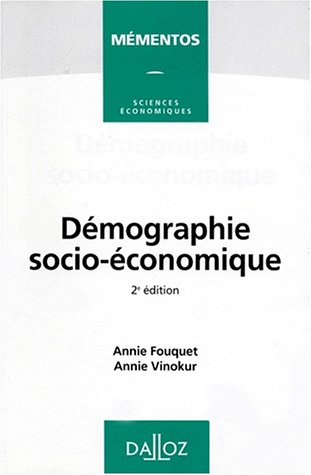 Stock image for Dmographie socio-conomique for sale by Ammareal