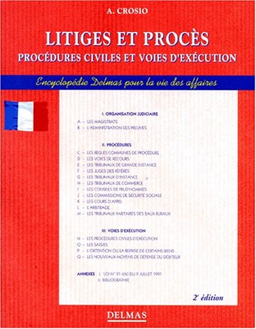 Stock image for Litiges et procs, 2e dition. Procdure civile et voies d'excution for sale by Ammareal